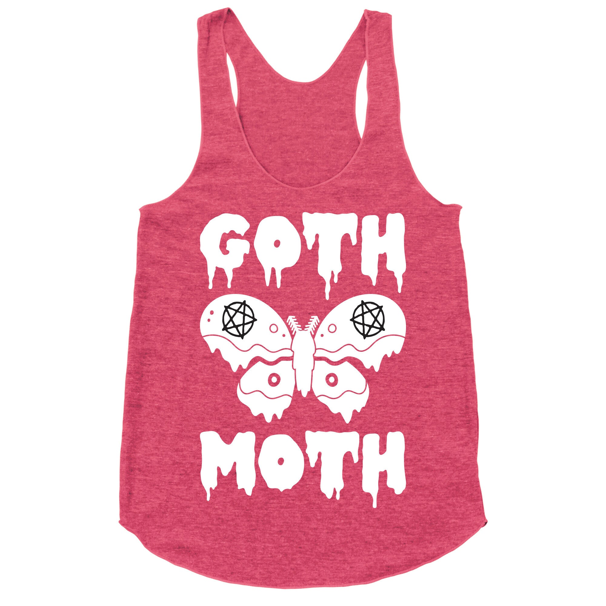 Goth Moth Racerback Tank